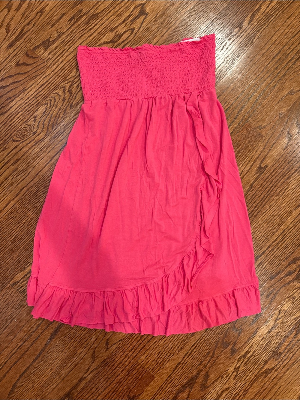 Y2K Hot Pink Mini Strapless Dress